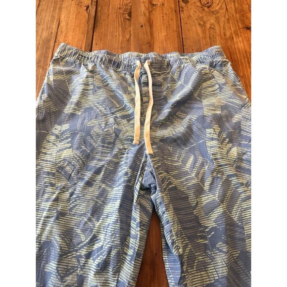 Vineyard Vines Lounge Pants Men's Bayside Blue Camo Size Large Palm Tropical - Picture 4 of 13